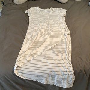 Unique slotted and long T-shirt